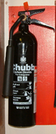 A carbon dioxide fire extinguisher