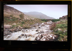 An LCD flat panel television