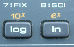 Calculator keys