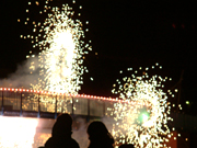 Flame colours are used in fireworks